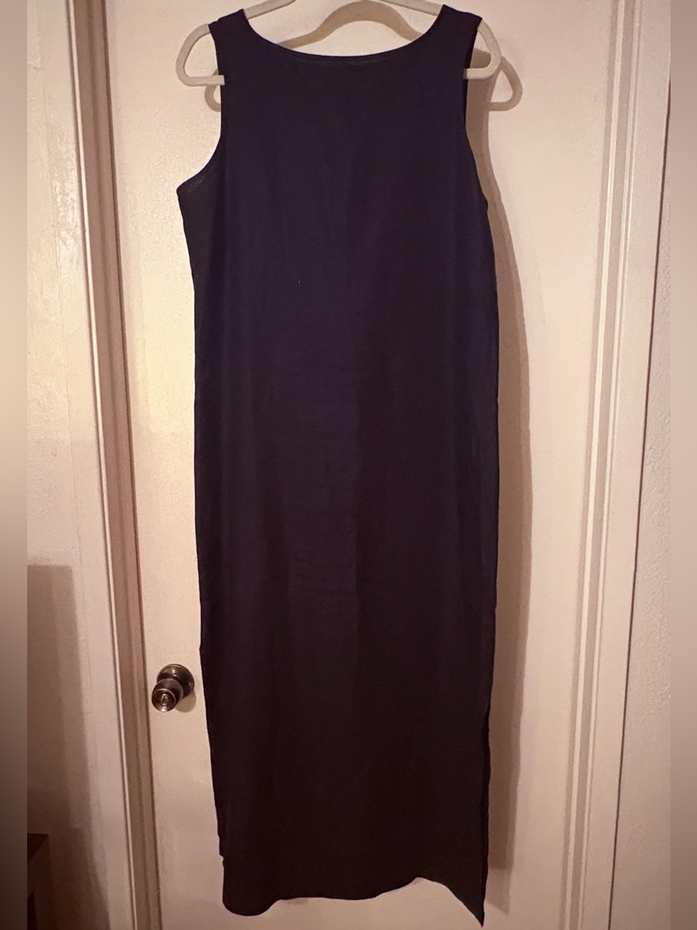 Talbots 100% Irish Linen Sleeveless Maxi Shift Dress - Size 14